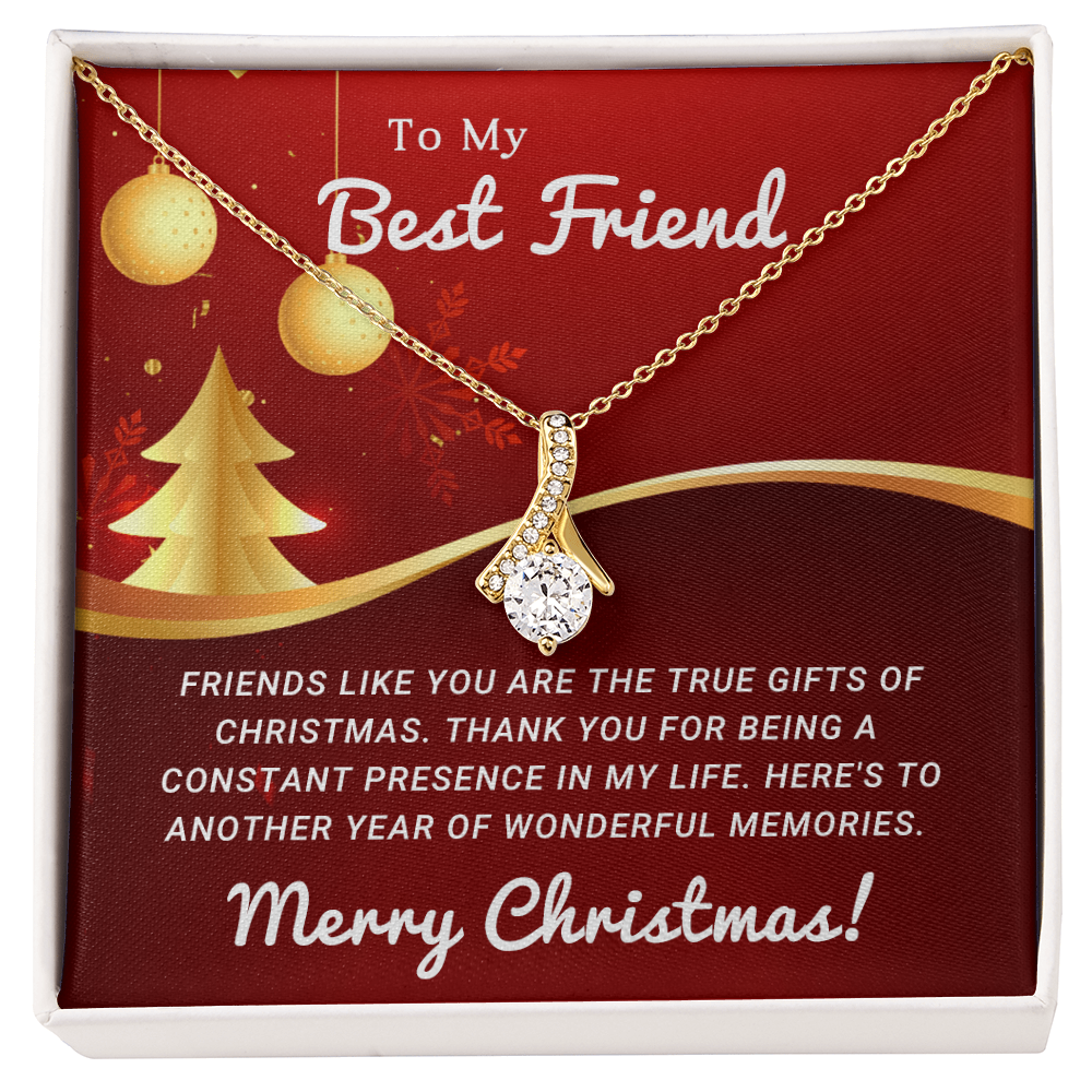 To My Best Friend - Best Christmas Gift -Alluring Beauty Necklace