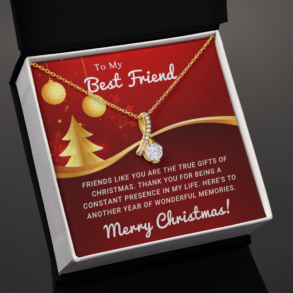 To My Best Friend - Best Christmas Gift -Alluring Beauty Necklace