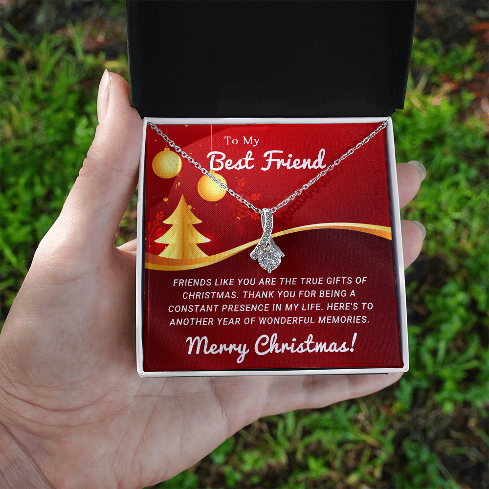 To My Best Friend - Best Christmas Gift -Alluring Beauty Necklace