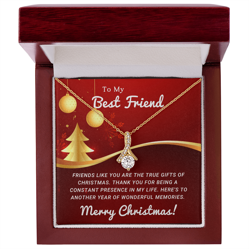To My Best Friend - Best Christmas Gift -Alluring Beauty Necklace