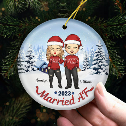 Married AF Custom Ornament