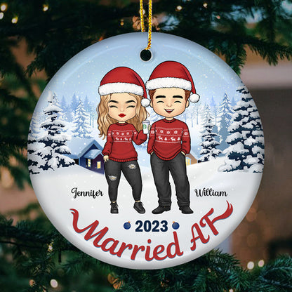 Married AF Custom Ornament