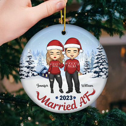 Married AF Custom Ornament